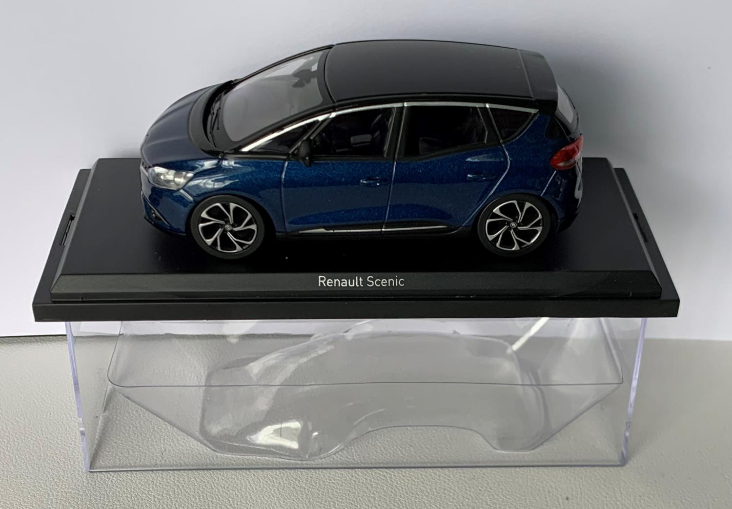 Renault Scenic 2016 in cosmos blue / black 1:43 scale model from Norev