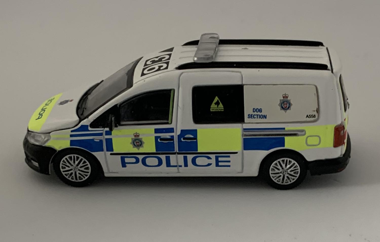 VW Caddy Maxi London Police (Police Dog Unit) 1:64 scale model from ERA Car