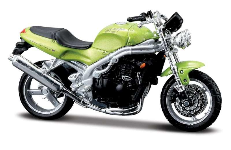 Motorbike models, Triumph Speed Triple in green 1:18 scale from Maisto