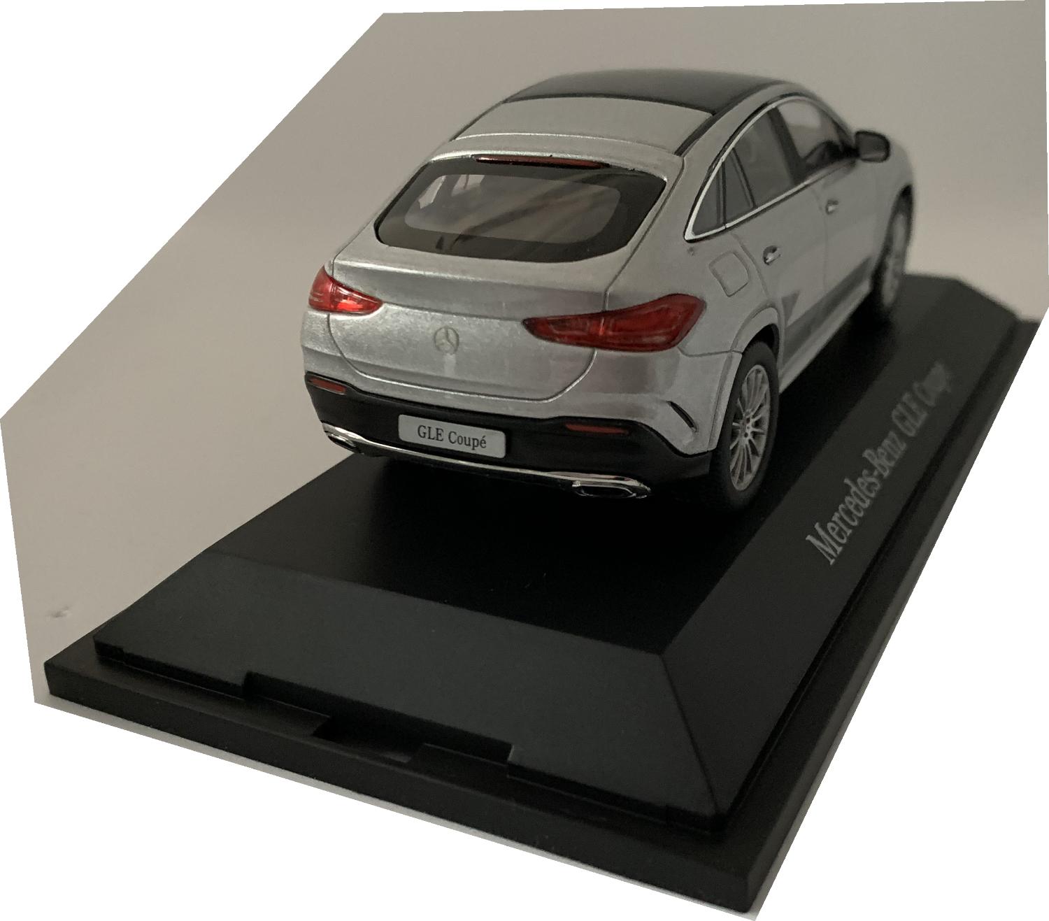 Mercedes Benz GLE Coupe (167) Coupe 2020 in silver 1:43 scale model from iScale