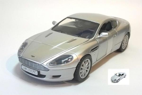 Aston Martin DB9 Coupe in tungsten silver 1:24 scale from Motormax, MMX73321S