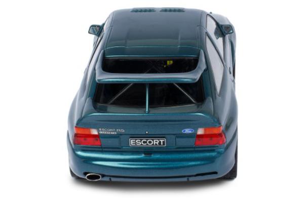 Ford Escort RS Cosworth ‘Ready to Race 1996 in metallic dark green 1:18 scale model from IXO