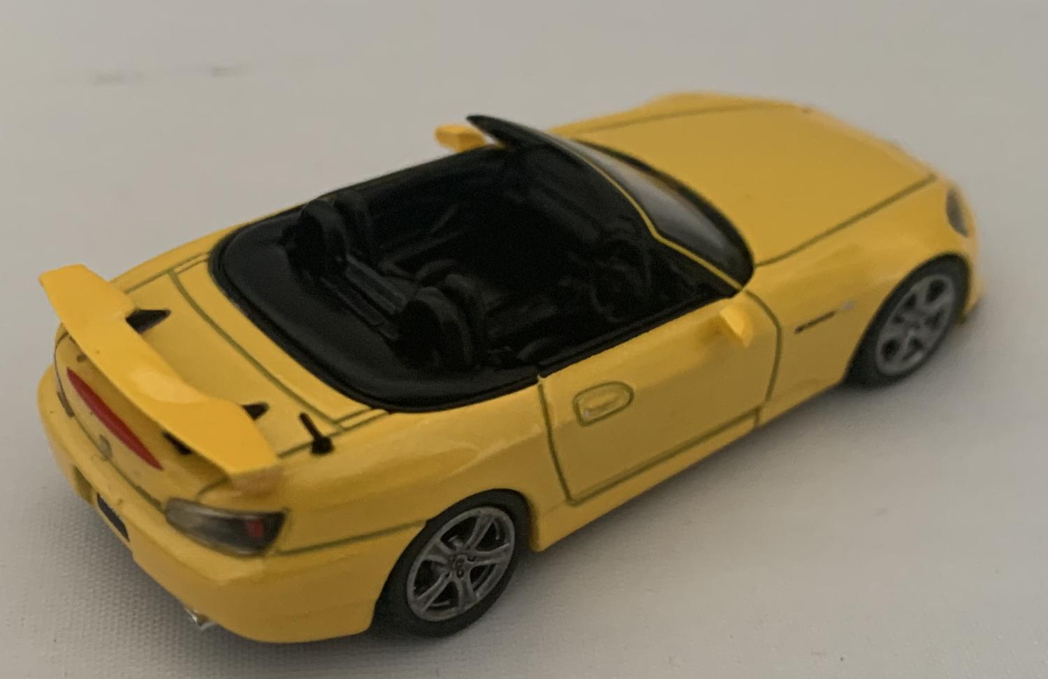 Honda S2000 Type S in new indy yellow pearl 1:64 scale model from Mini GT