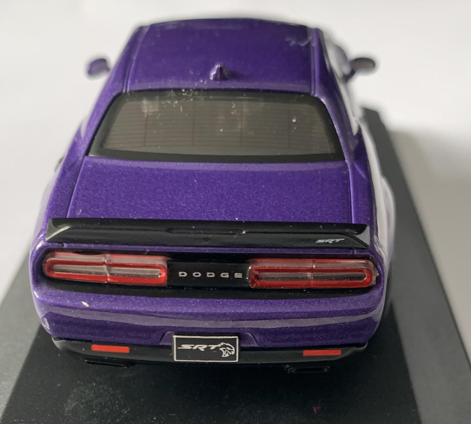 Dodge Challenger Srt Demon V8 6 2l 2018 In Plum Crazy 1 43 Scale Model