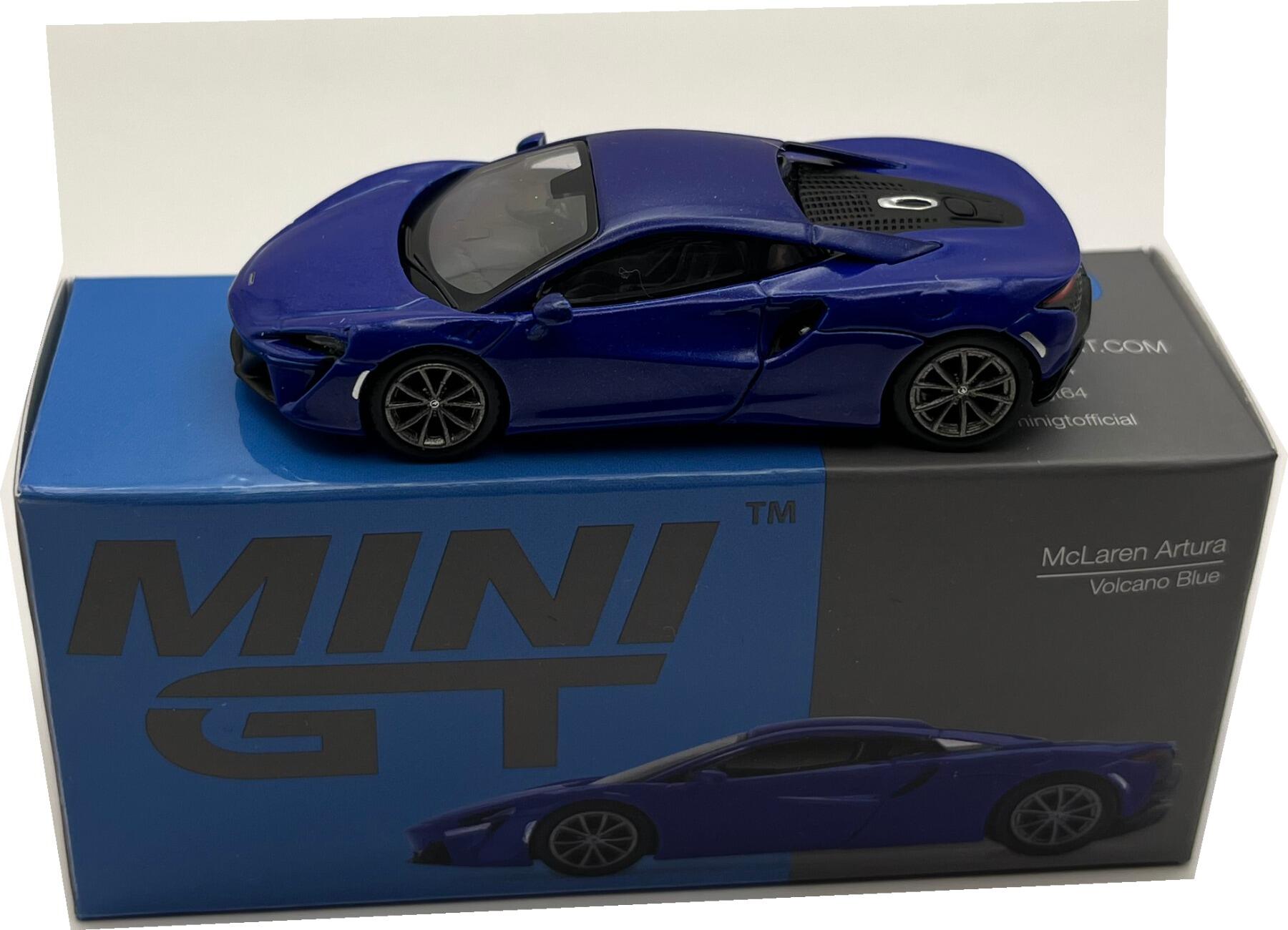 McLaren Artura in volcano blue, 1:64 scale diecast supercar model from ...