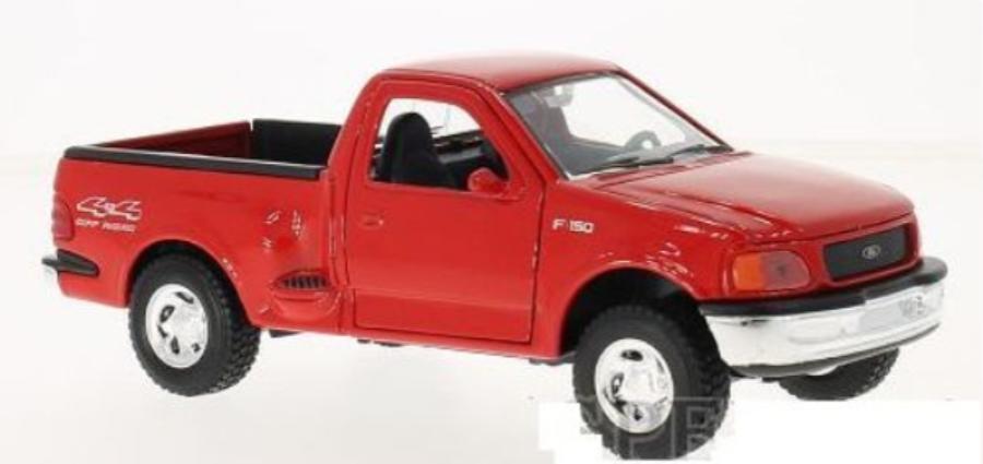 Ford F-150 Regular Cab Flareside Pick Up 1998 in red 1:24 scale model from Welly