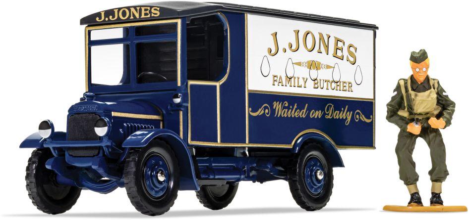 Dad’s Army J Jones Thonrycroft Van with Mr Jones Figurine, 1:50 scale model from corgi