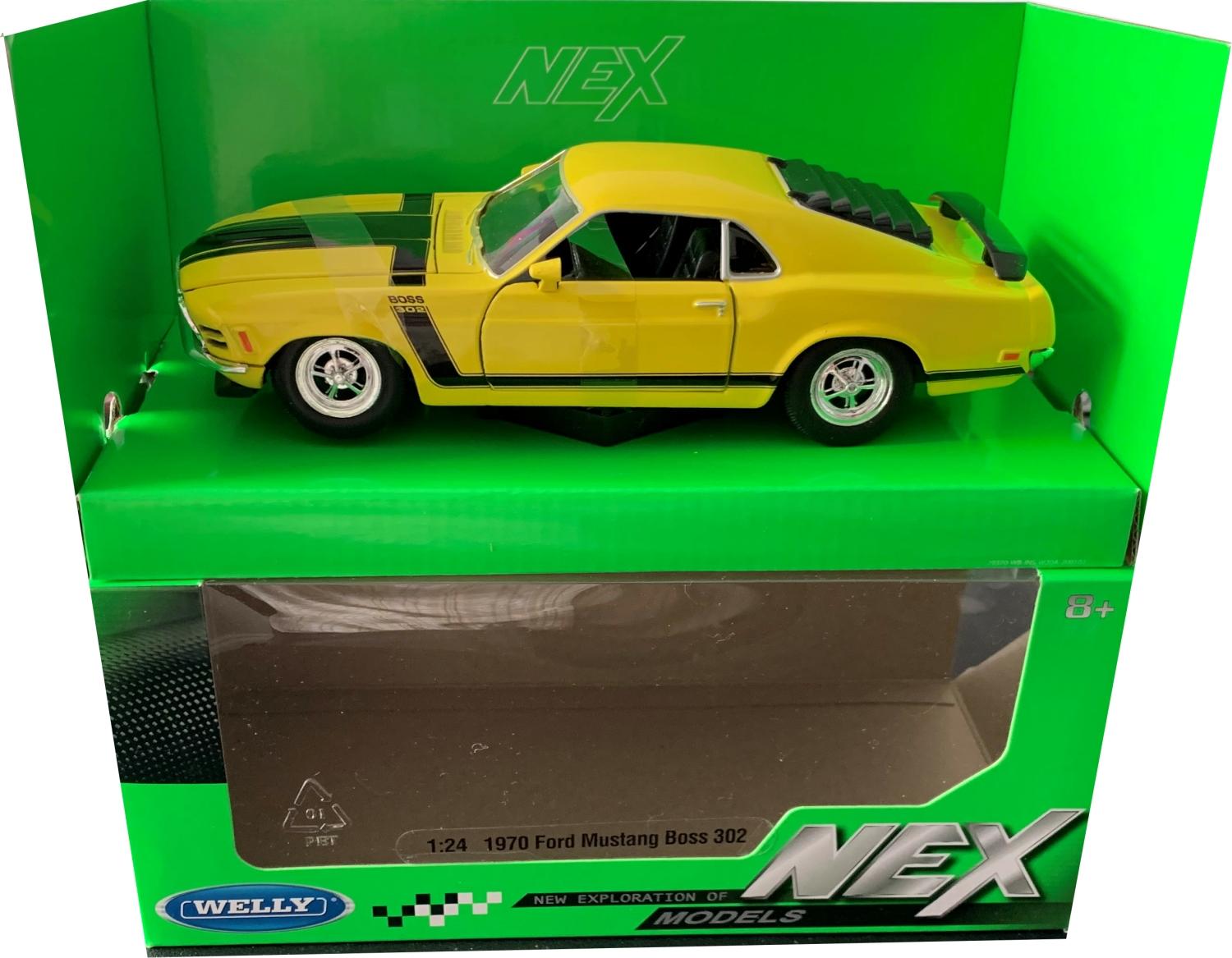 Details about   Ford Mustang Boss 1970 Yellow 1/24 1:24 Model Model Car Welly show original title 