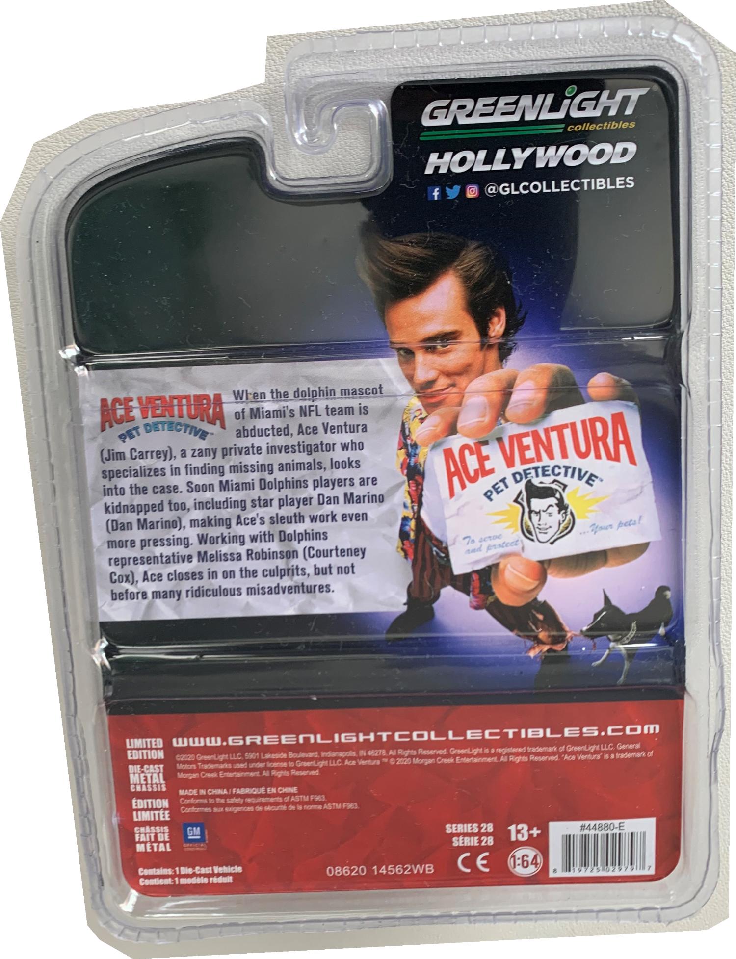 Ace Ventura, Pet Detective 1989 Chevrolet Blazer in black 1:64 scale model from Greenlight, limited edition