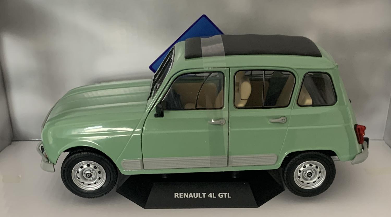An excellent scale model of the Renault 4L GTL with high level of detail throughout, all authentically recreated.  Model is presented in a window display box.
