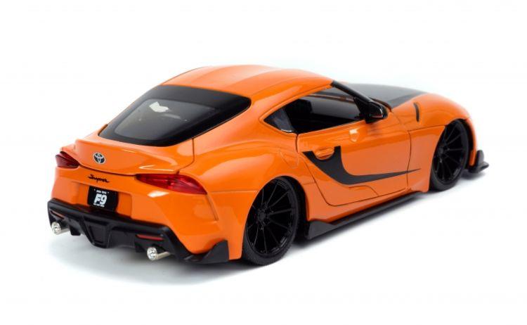 Fast and Furious 9 Toyota GR Supra 2020 in orange 1:24 scale model from Jada