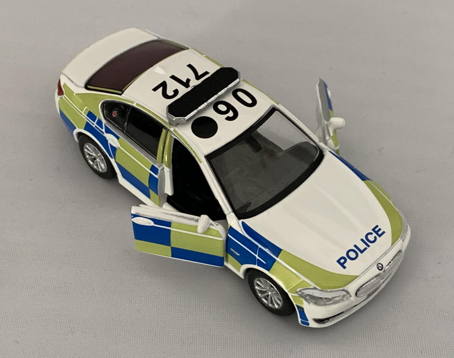 BMW 5 Series Greater Manchester Police UK7, 1:64 scale model from TINY