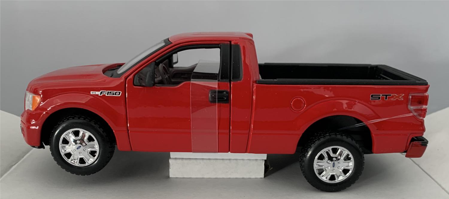 Ford F-150 STX in red 1:27 scale pickup model from Maisto