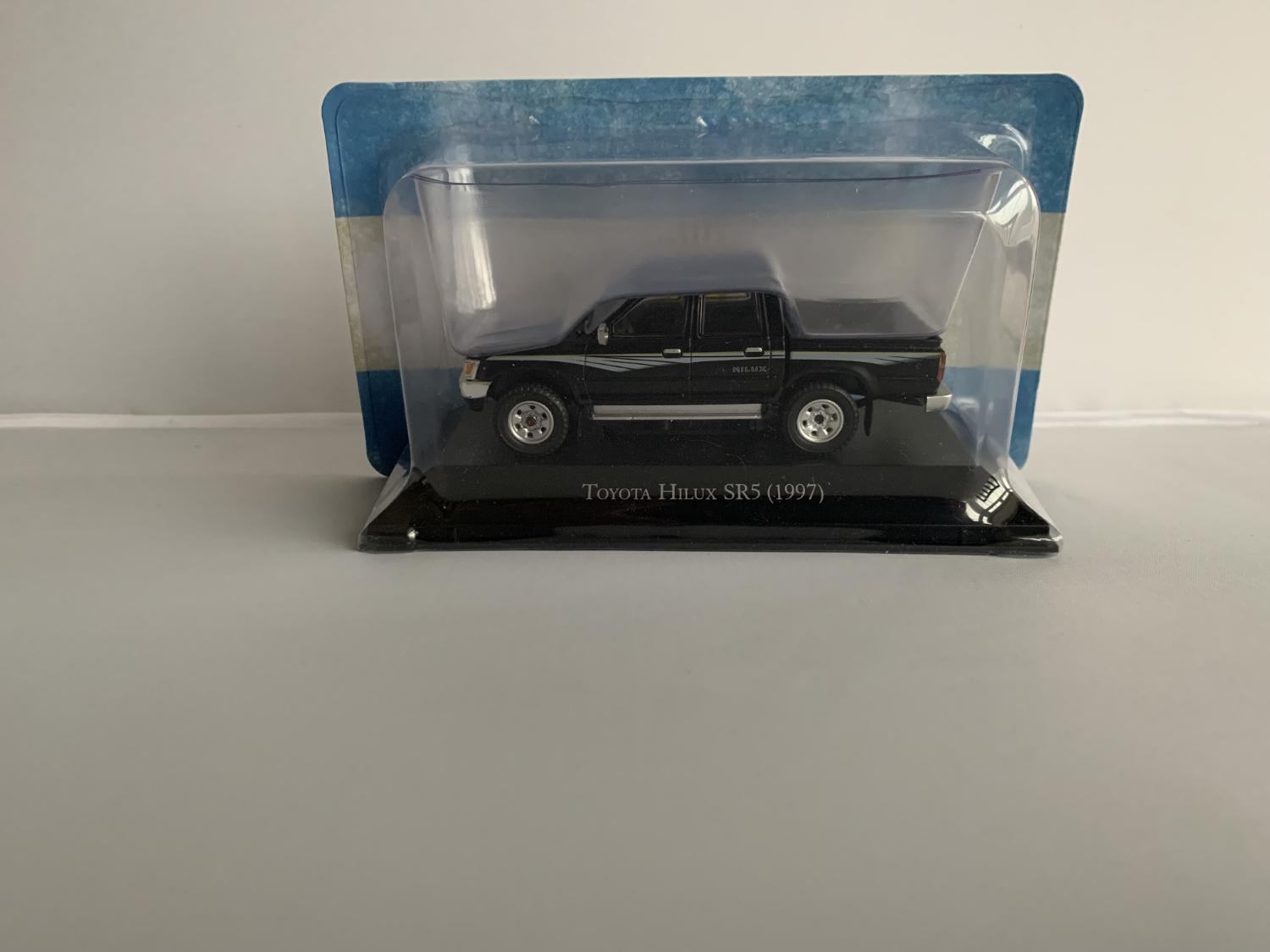 Toyota Hilux SR5 1997 in black 1:43 scale model from 80/90’s collection