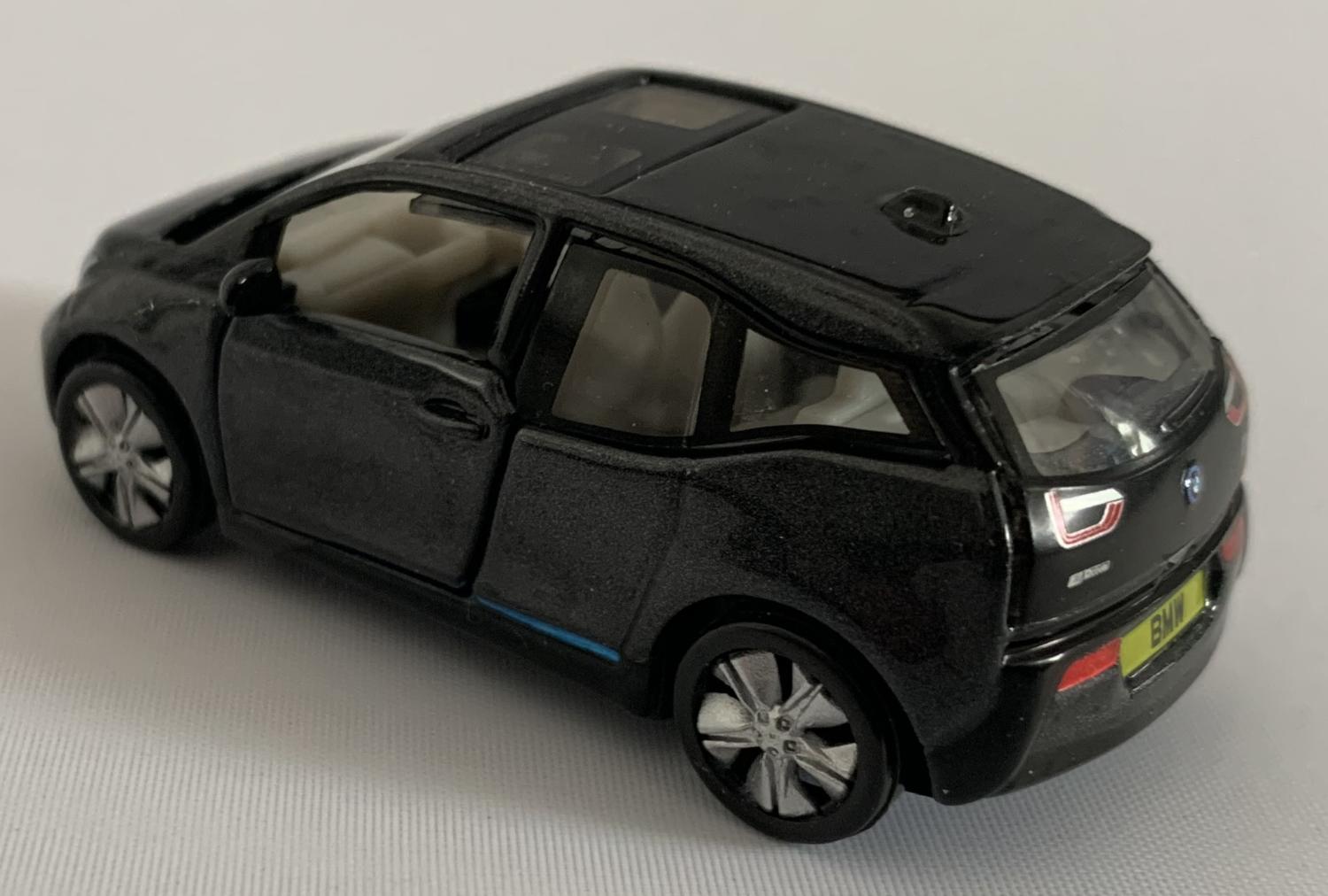 BMW i3 (B39) in mineral grey 1:64 scale model from Tiny