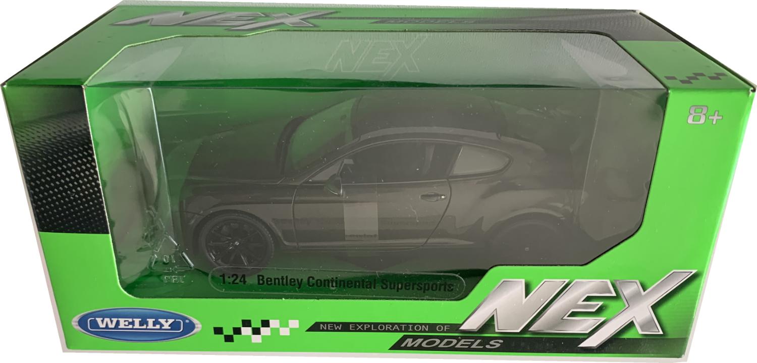 The model is mounted on a removable plinth and presented in a window display box, the car is approx. 19 cm long and the presentation box is 23 cm long.