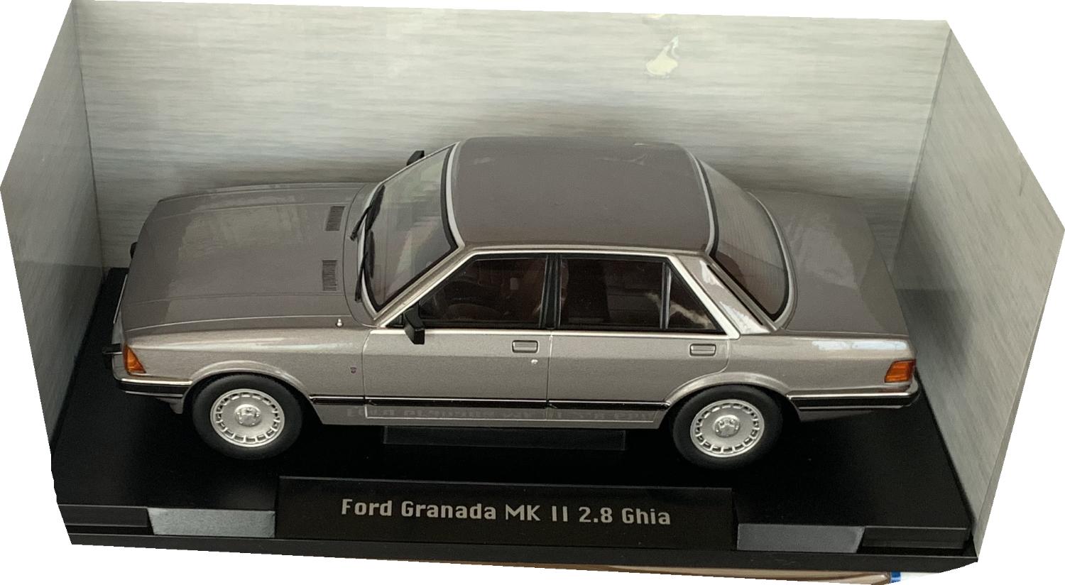 Ford Granada Mk2 2 8 Ghia 1981 Metallic Grey 1 18 Scale Model Model ford-granada-mk2-2-8-ghia-1981-metallic-grey-1-18-scale-model-model