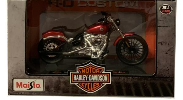 Harley Davidson 2016 Breakout in red 1:18 scale model from Maisto