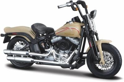 Harley Davidson 2008 FLSTSB Cross Bones in beige 1:18 scale model motorcycle from maisto