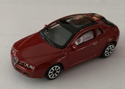 Alfa Romeo Brera in red 1:43 scale model from Bburago, streetfire