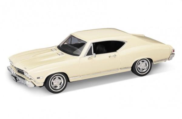 Chevrolet Chevelle SS 396 1968 in beige 1:24 scale model from Welly