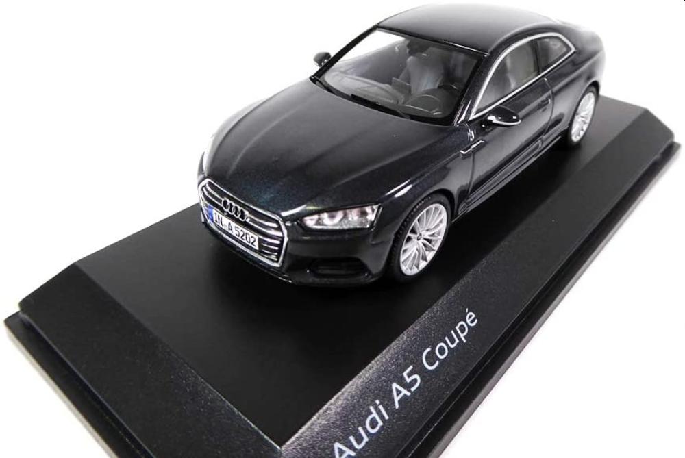 Audi A5 Coupe in Manhattan grey 1:43 scale model made by Spark
