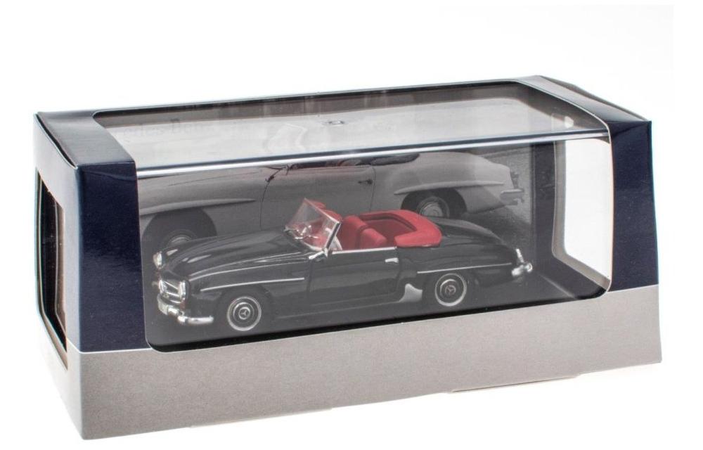 Mercedes Benz 190 SL 1955 in black 1:43 scale model from Atlas Editions