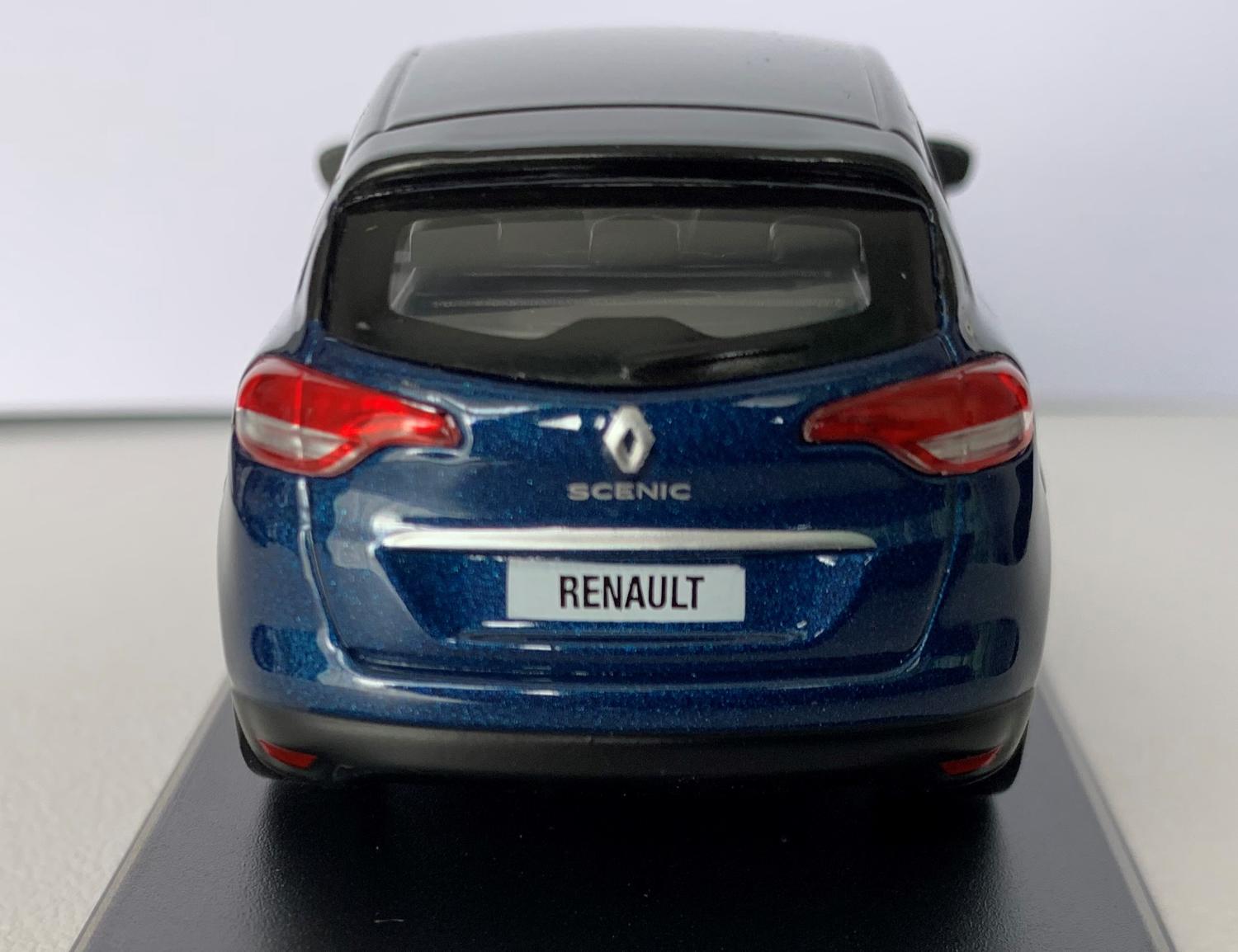 Renault Scenic 2016 in cosmos blue / black 1:43 scale model from Norev