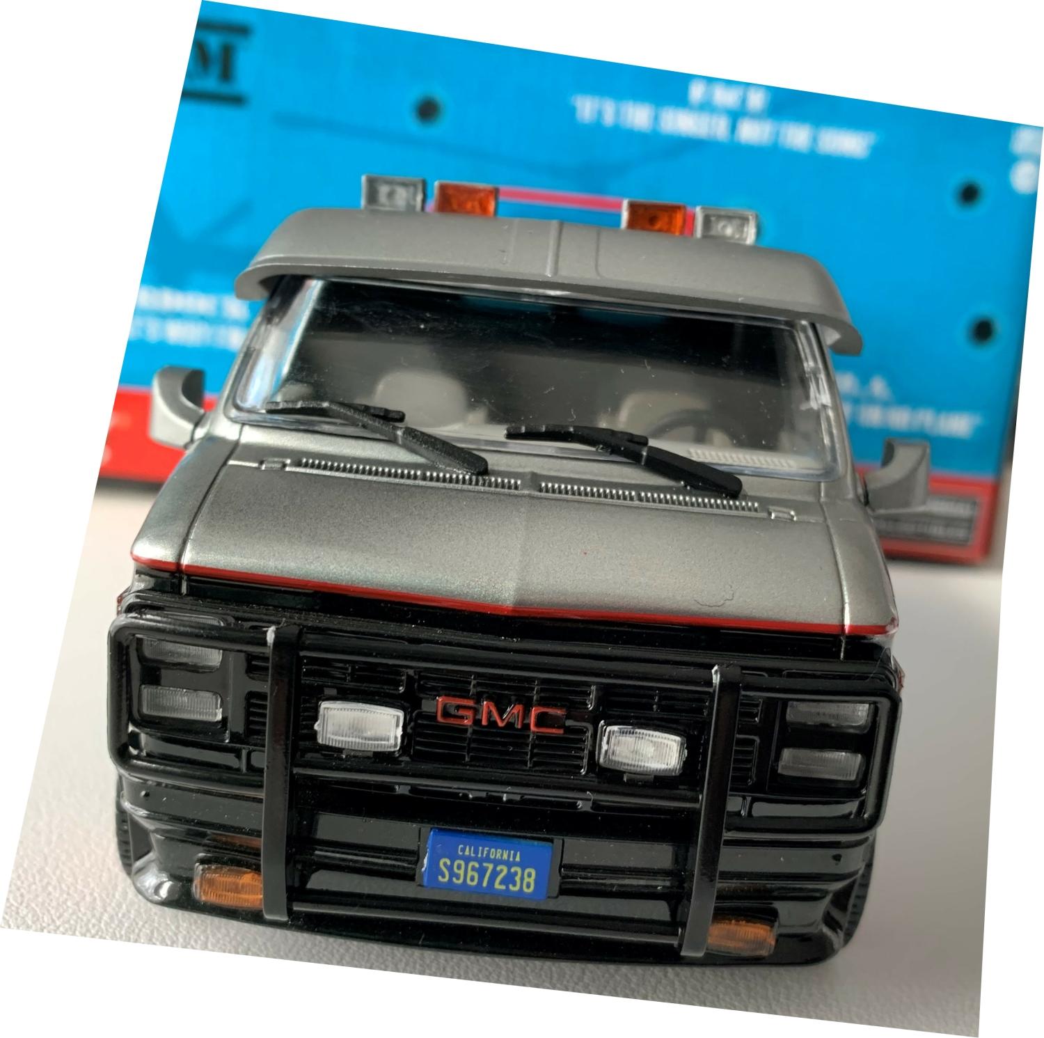 Scale diecast models from the 'A'Team TV and Film
