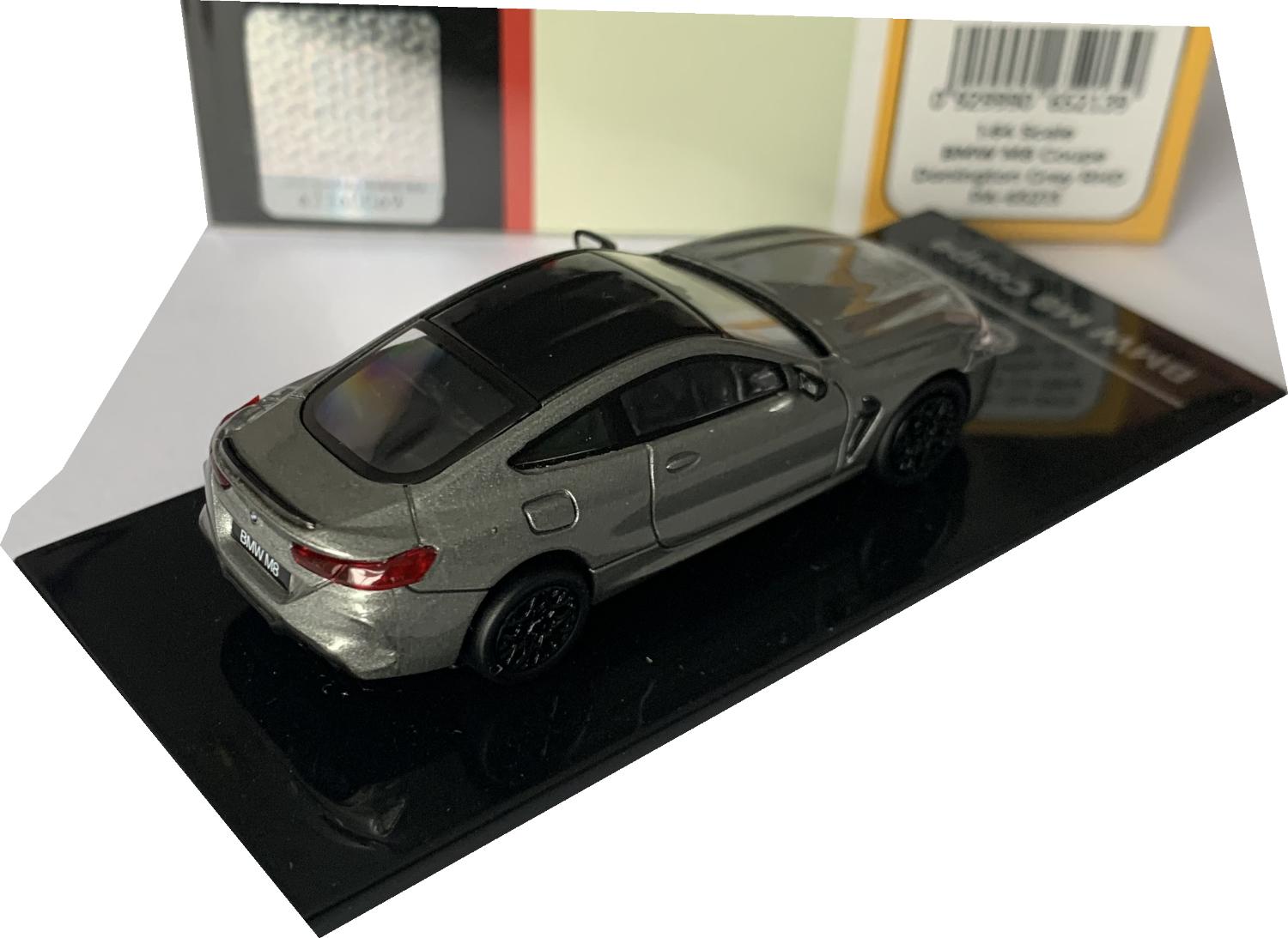 BMW M8 Coupe in donington grey 1:64 scale model from Paragon Models