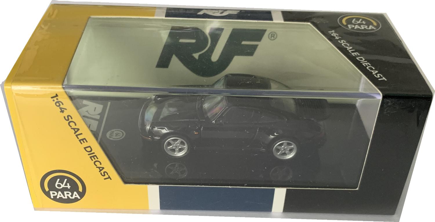 RUF CTR Yellowbird 1987 in black 1:64 scale model from Paragon Models , based on the Porsche 911