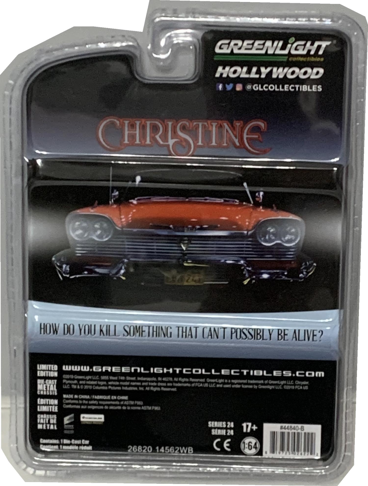 Model is presented in blister packaging in Christine themed boxed packaging.  Limited Edition model with number on base of the car