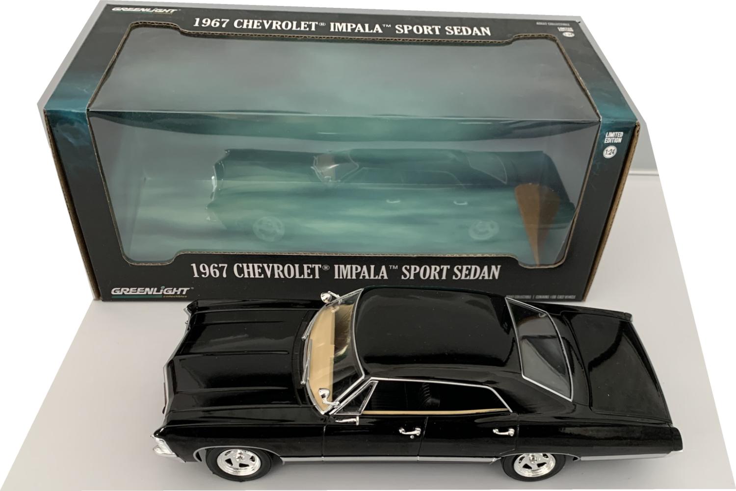 Chevrolet Impala Sport Sedan with detail throughout, all authentically recreated.  The model is presented in a window display box, the car is approx. 22.5 cm long and the box is 26 cm long.  Limited Edition