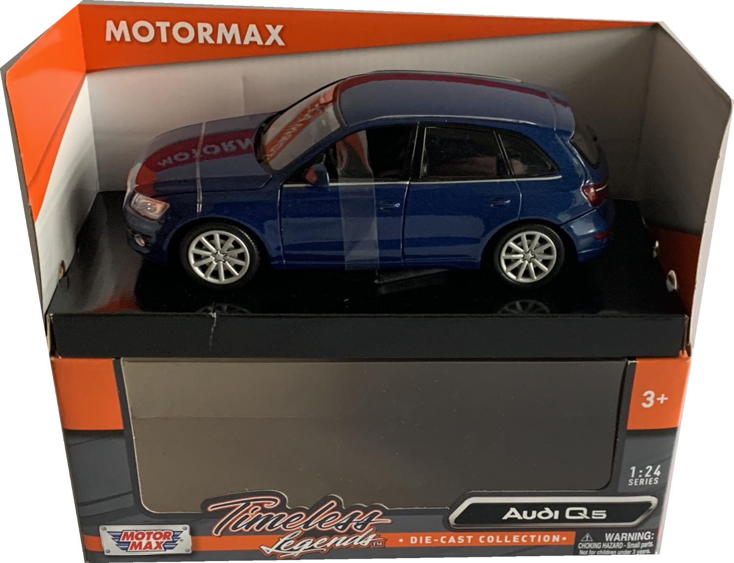 A good reproduction of the Audi Q5 with detail throughout, all authentically recreated.  The model is presented in a window display box, the car is approx. 19 cm long and the presentation box is 24.5 cm