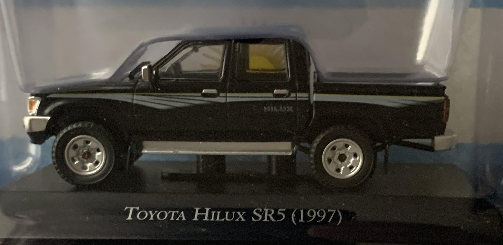 Toyota Hilux SR5 1997 in black 1:43 scale model from 80/90’s collection