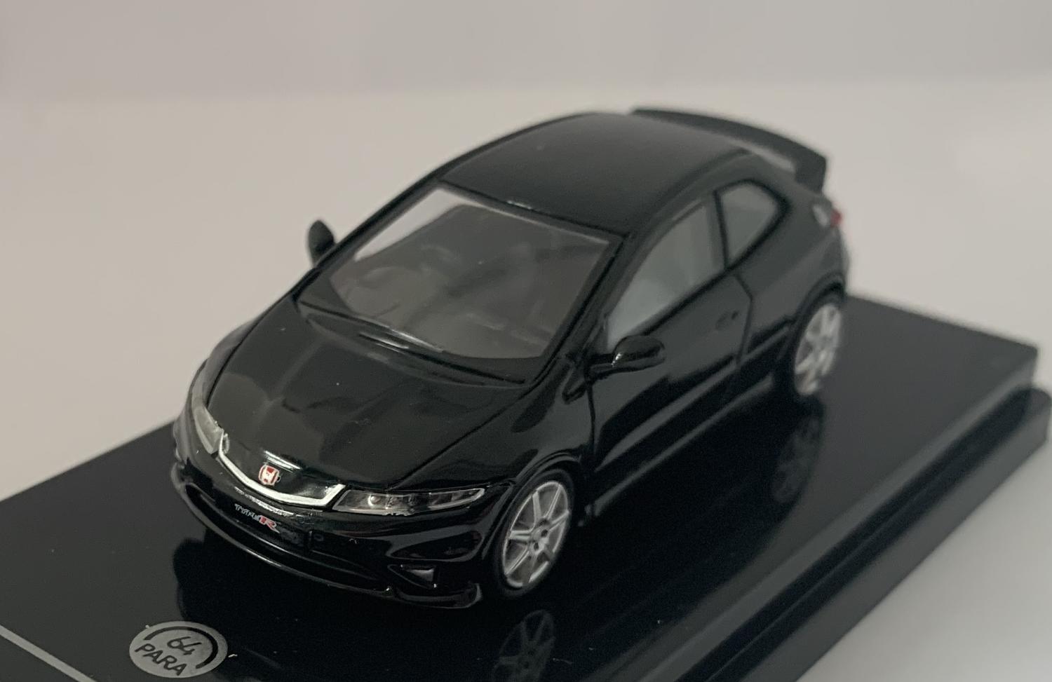 2007 Honda Civic Type R FN2 Euro in nighthawk black 1:64 scale model from Paragon Models