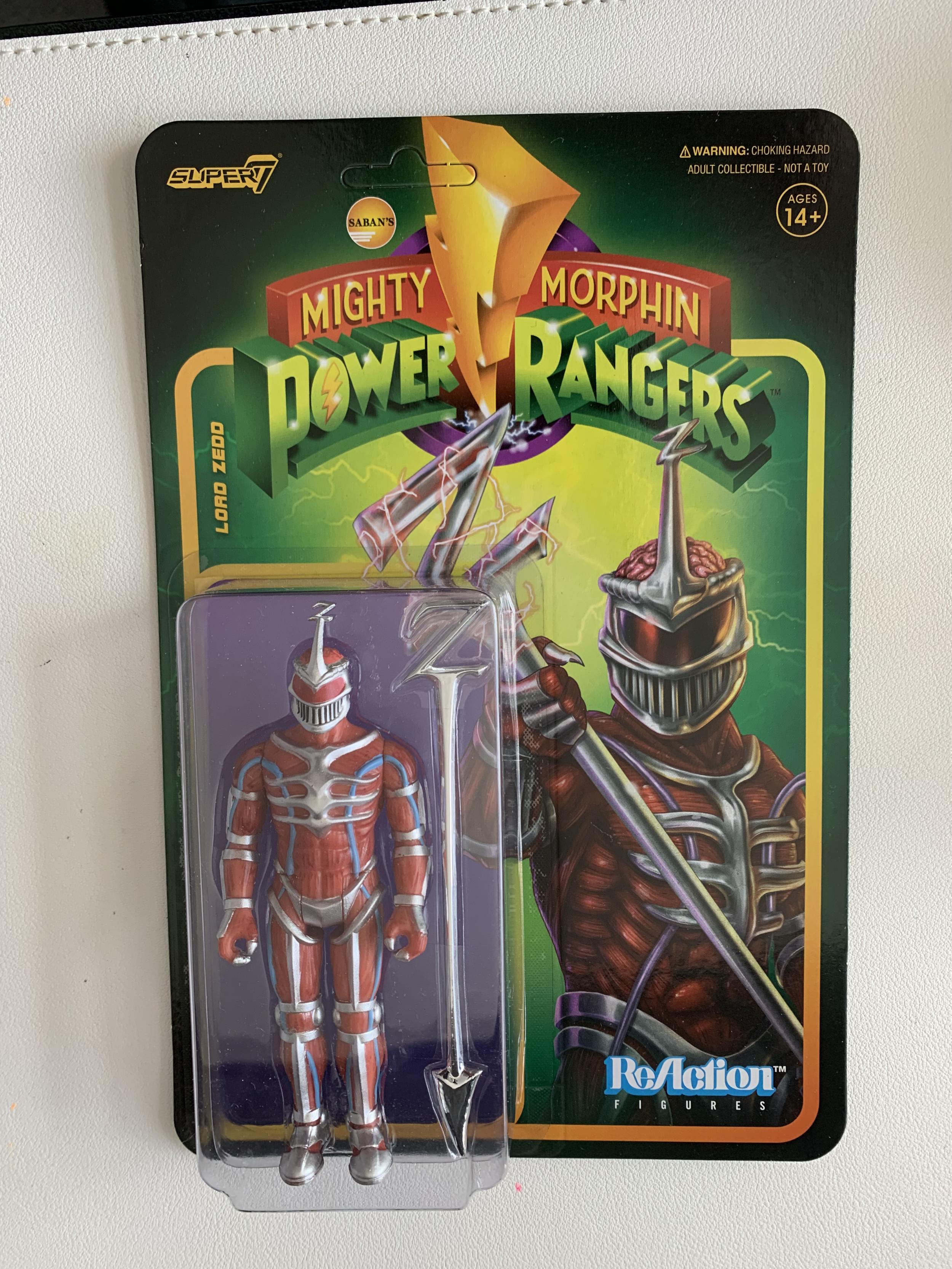 Lord Zedd, ReAction figure from the TV series ‘Power Rangers’  Wave 2