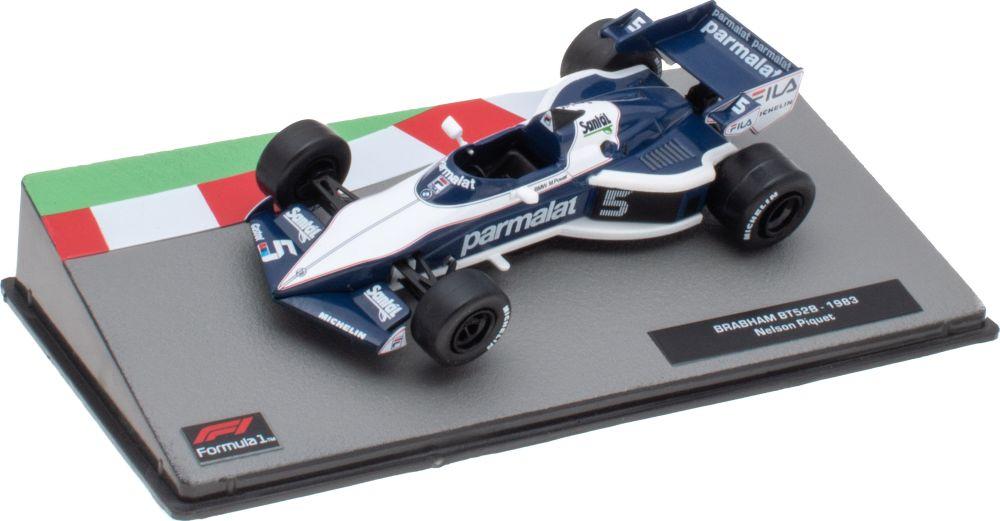 Highly detailed model of the Brabham BT52B 1983 F1 car that was driven by Nelson Piquet.  The model is perfect in every tiny details of the original single-seater, livery, colours, decals