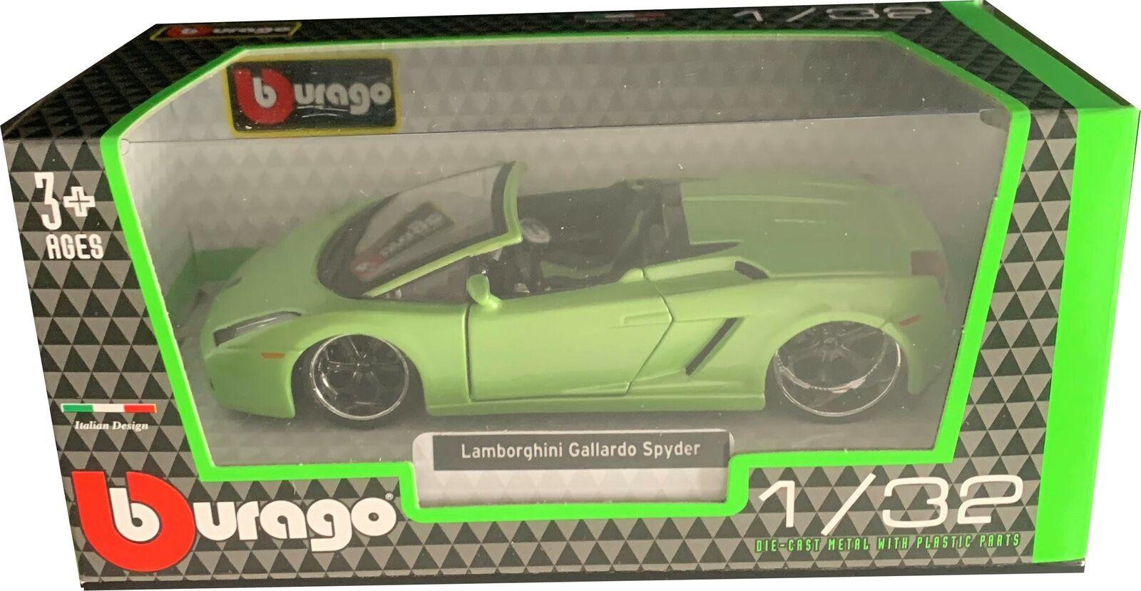 Lamborghini Gallardo Spyder in green 1:32 scale model from Bburago