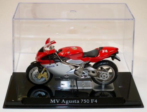 MV Agusta 750 F4 in red 1:24 scale model from Atlas Editions
