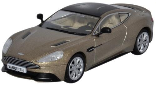 Aston Martin Vanquish Coupe in selene bronze 1:43 scale, Oxford Diecast, AMV002