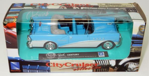 Buick Century 1954 in blue / white 1:43 scale model from NewRay