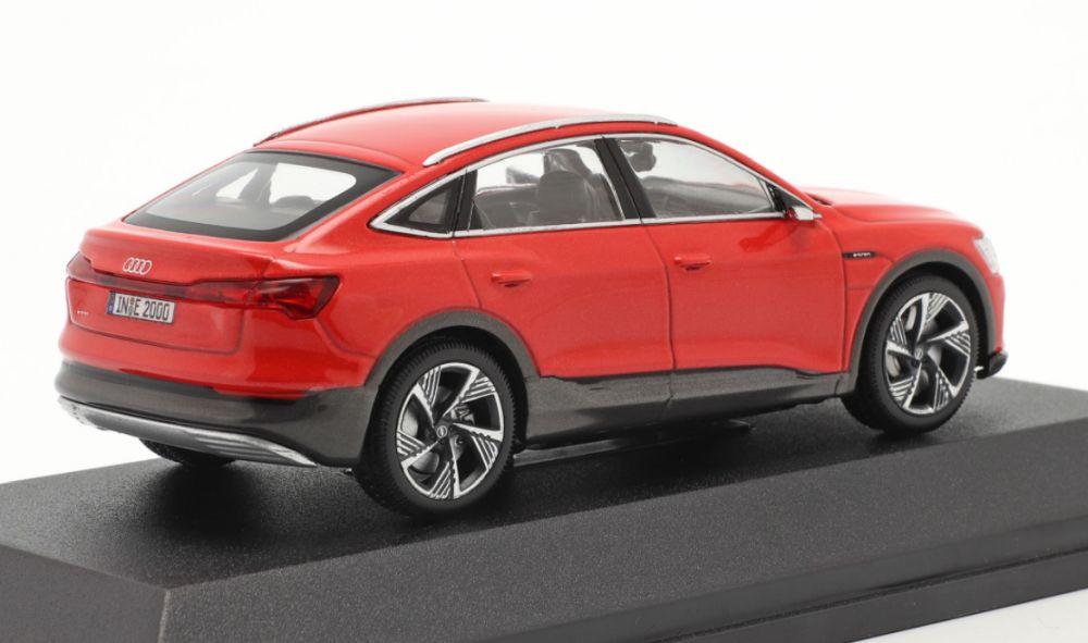 Audi e-tron Sportback 2020 in catalunya red 1:43 scale