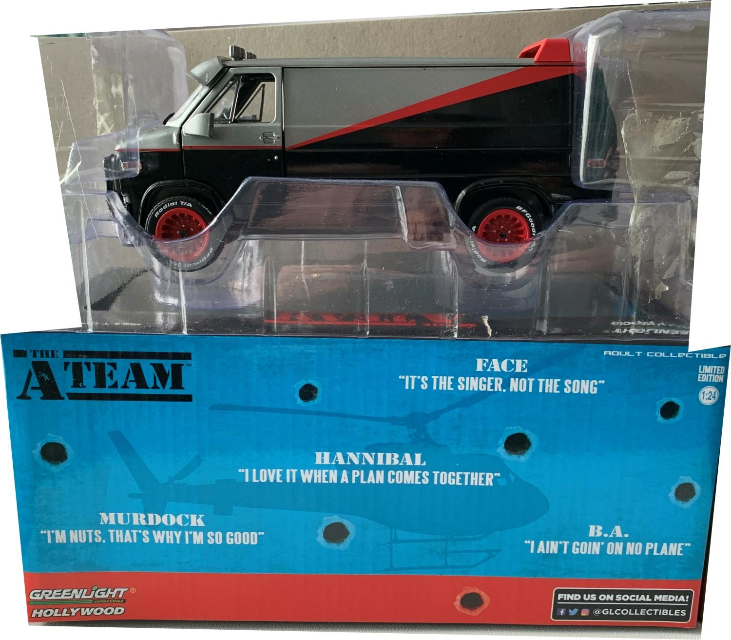 The A Team GMC Vandura 1983 (weathered version with bullet holes)