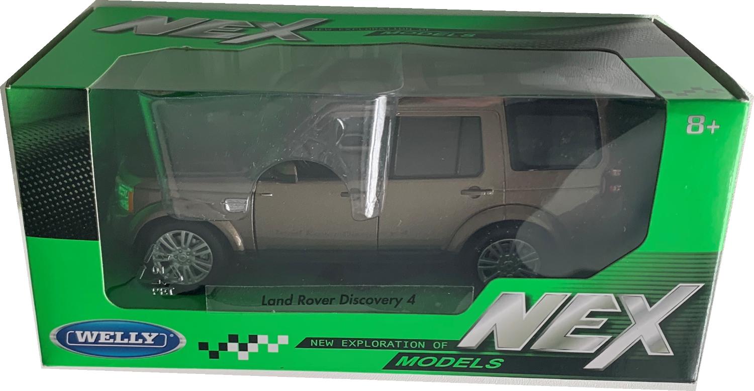 Land Rover Discovery in metallic brown 1:24 scale model from Welly