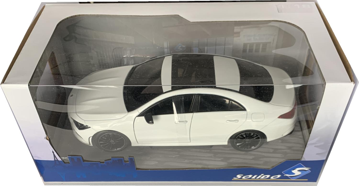 Mercedes Benz CLA C118 Coupe AMG Line 2019 in white 1:18 scale  diecast  car model from Solido