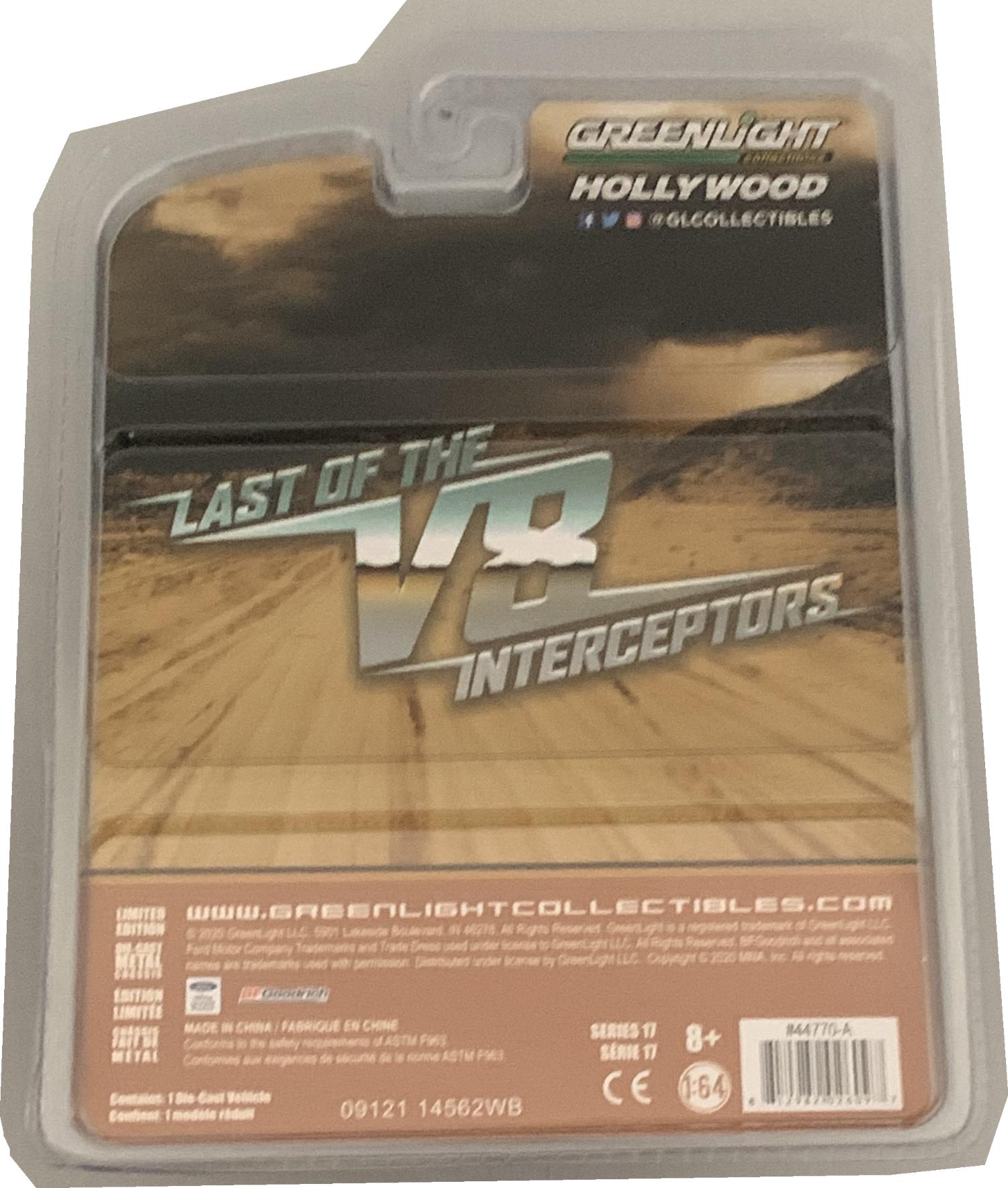 Model is presented in blister packaging in Last of the V8 Interceptors themed boxed packaging. Limited Edition model with number on base of the car