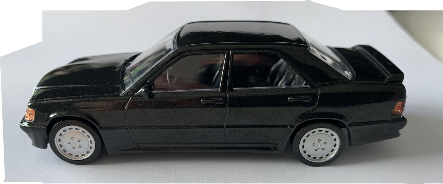 Mercedes 190E 2.3 1984 in black 1:43 scale model from Norev