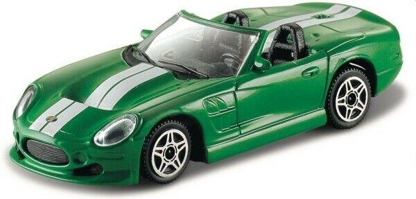 Shelby Series one in green 1:43 scale model from Bburago, streetfire
