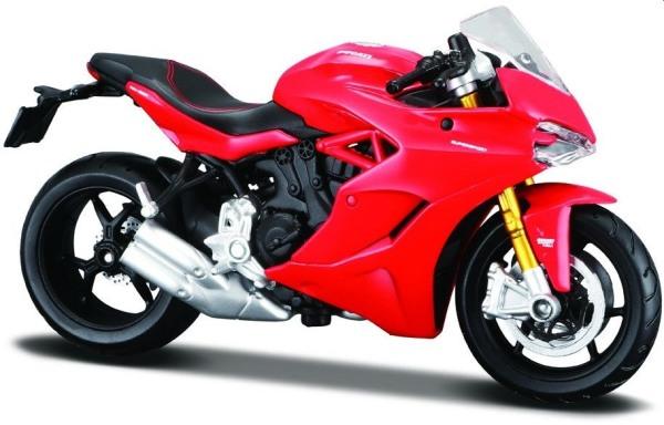 Ducati Supersport S 2017  in red 1:18 scale motorbike model from Maisto, 17040